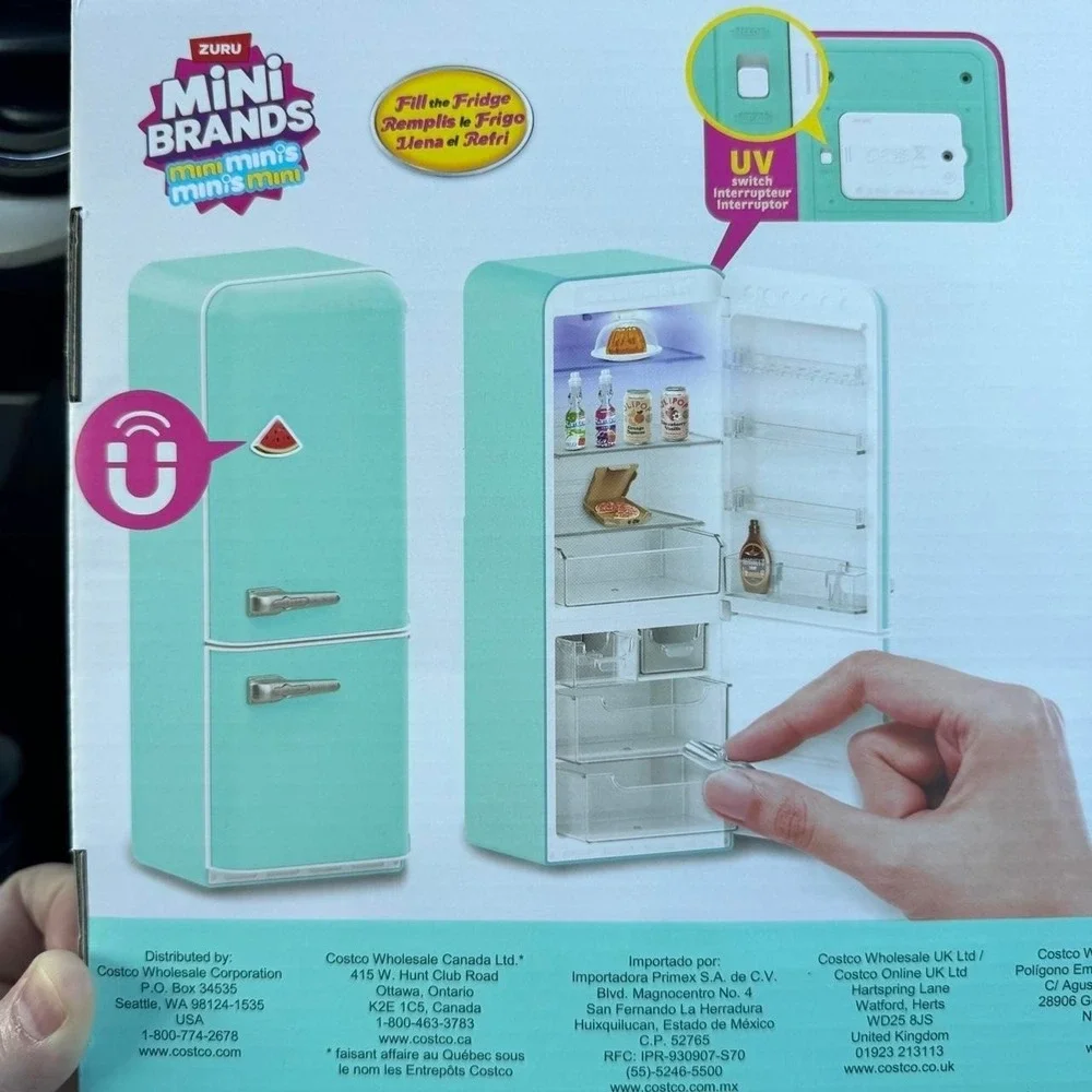 ZURU Mini Brands Fill the Fridge Collectible Playset NIB Kidcore Miniatures Y2K